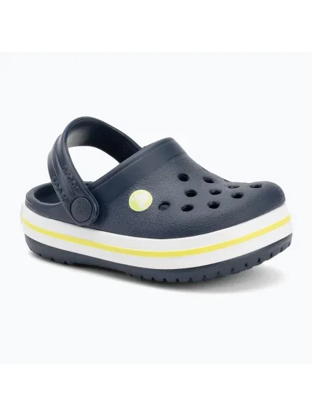 Crocs Crocband Clog Gyerek flip-flop tengerészkék/citrus színben. Méret: EU