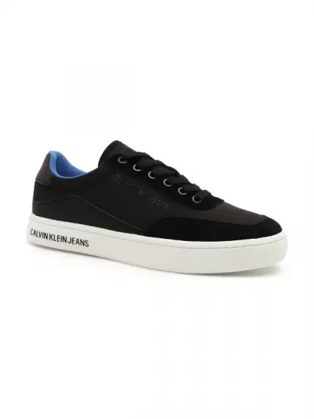 Calvin Klein Jeans Teniși | piele întoarsă negru