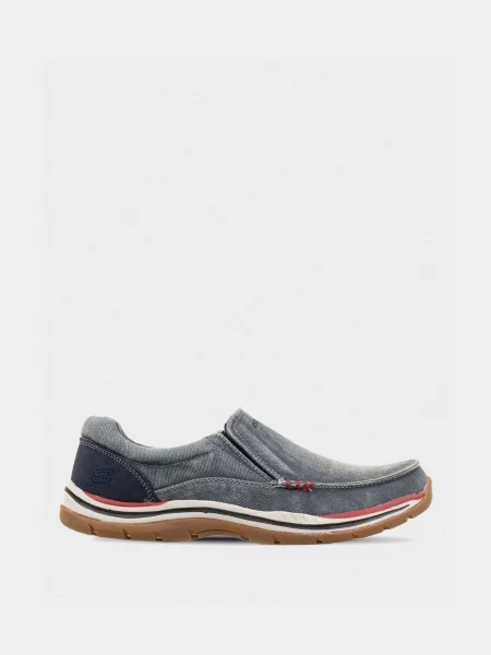 Skechers Relaxed Fit®: EXPECTED Avillo Мокасини текстиль синій