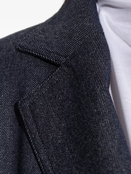 Geacă Max Mara de lână albastru
