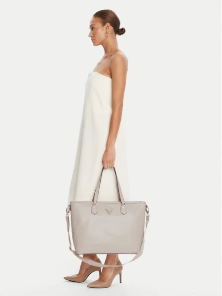 Geantă Guess Norom Travel gri