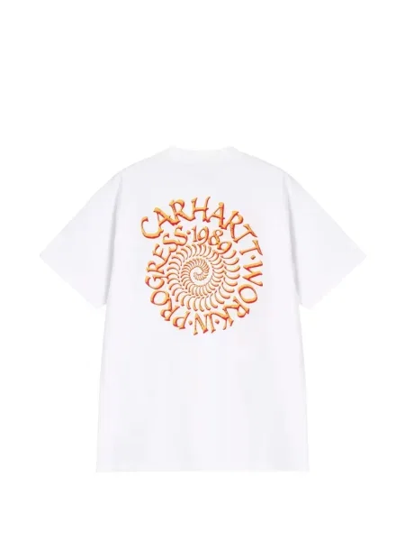 Tricou grafic Carhartt Wip cu imagine alb