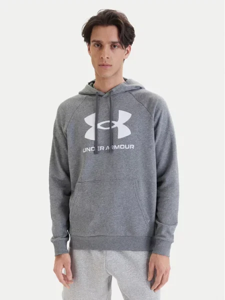 Under Armour Суитшърт Ua Rival Fleece Logo сив