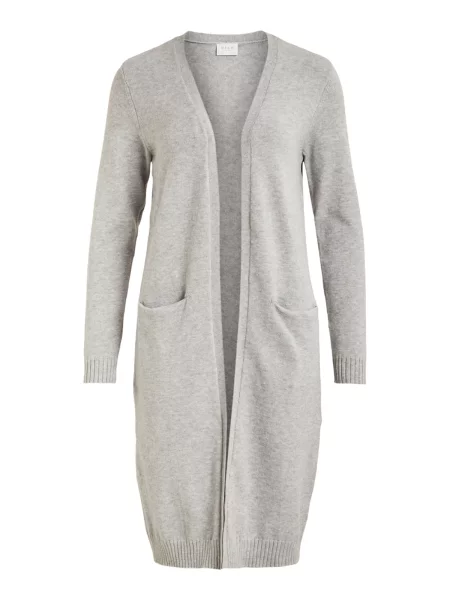 VILA Geacă tricotată Ril amestecat gri