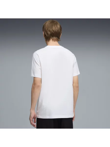 PUMA koszulka Essentials z dwukolorowym logo No. 1 Odzież S biały