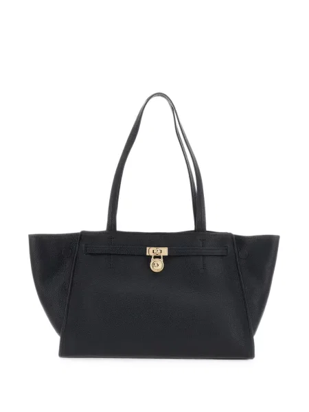 Kožený top Michael Michael Kors černý