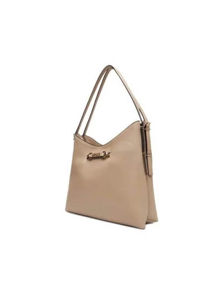 Geanta hobo Guess bej