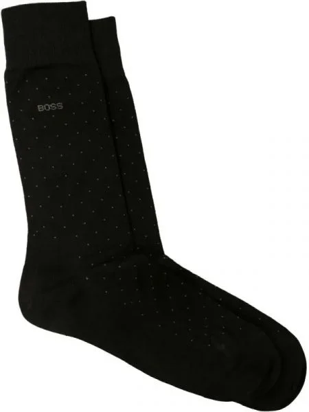 BOSS BLACK șosete george rs dots mc negru