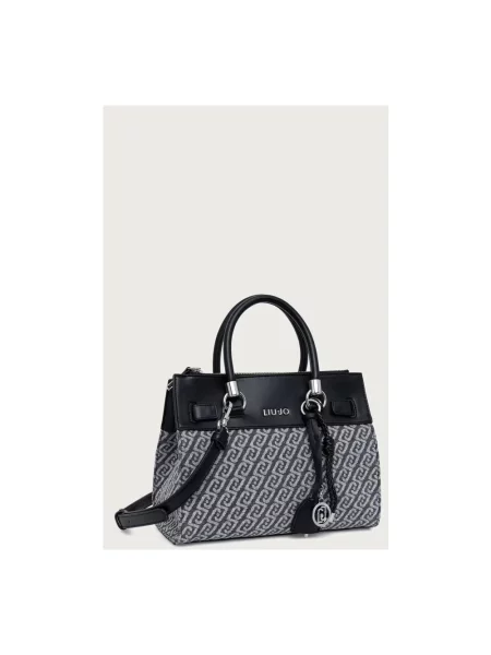 Liu Jo torebka crossbody z bawełną szara