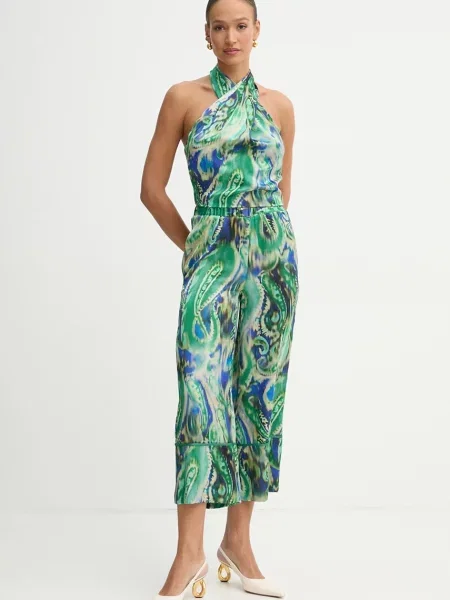 Simona Corsellini bluzka wzorzysta zielony