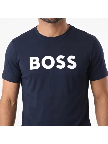 Boss Bodywear Tricou | Relaxed fit albastru