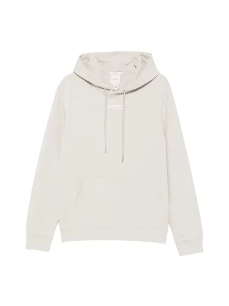 Bluza z kapturem Calvin Klein z kapturem beżowa