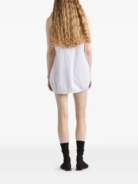 Rochie mini Prada de costum alb