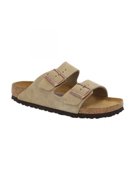 Birkenstock Bőr papucs Arizona BS bézs