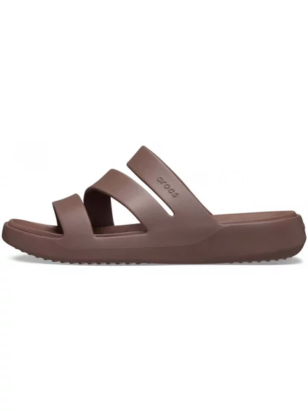 Pantofi Crocs cu bretele maro