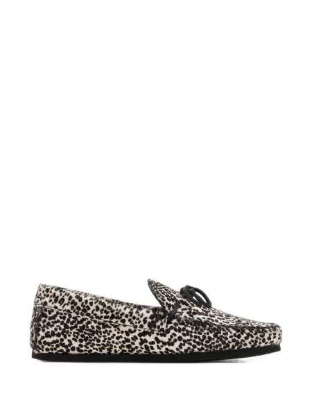 Pantofi loafer Isabel Marant din piele cu imagine alb