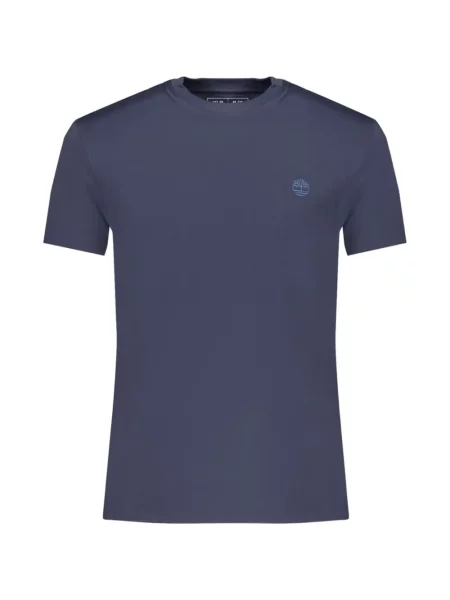Tricou Timberland cu broderie albastru