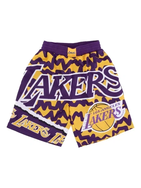 Pantaloni scurți Mitchell & Ness galben