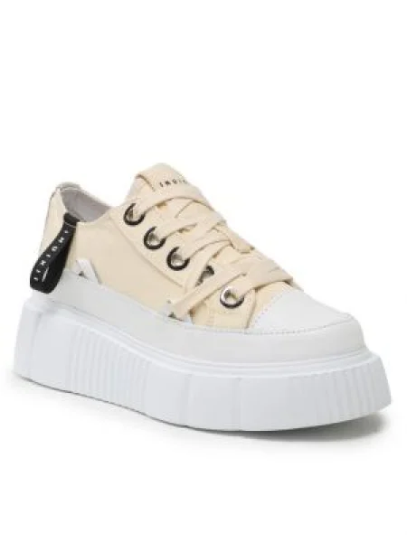 INUIKII Tornacipő MATILDA CANVAS LOW 23 bézs