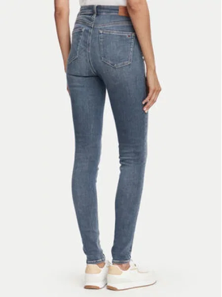 Tommy Jeans Džinsai Nora Skinny Fit mėlyna