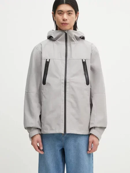 Kišna jakna Daily Paper Kunle Rain Jacket siva
