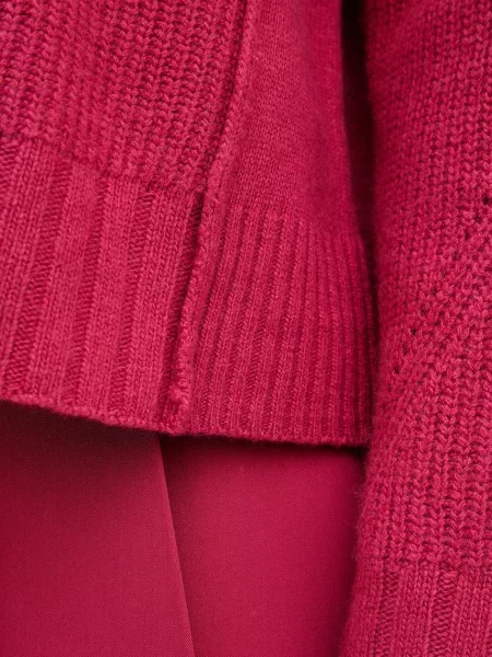 Шерстяной свитер United Colors Of Benetton розовый