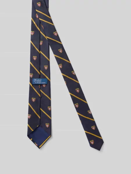 Polo Ralph Lauren krawat jedwabny granatowy