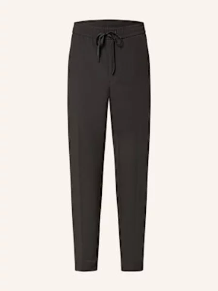 Boss Chinosy Flex Tapered Fit schwarz czarne