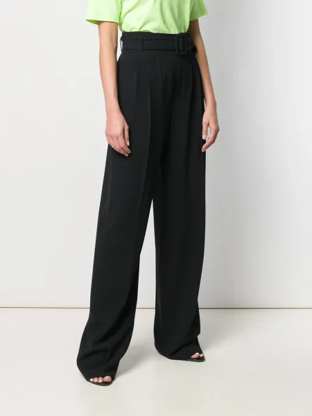 Cu centură pantaloni Off-white alb