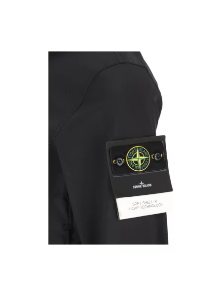 Lekka kurtka Stone Island z kamieniami czarna