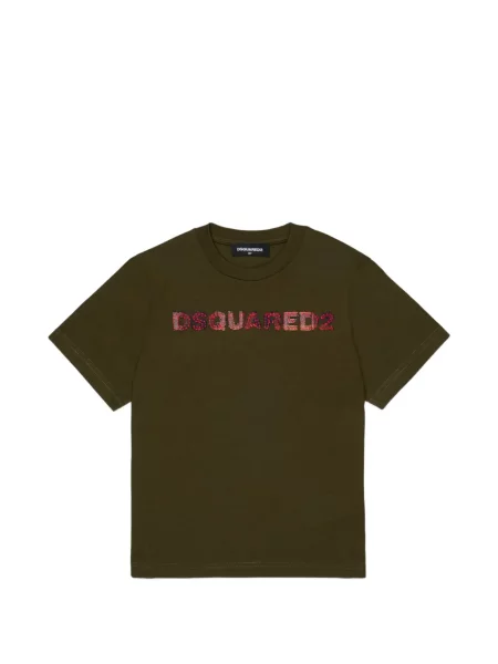Koszulka dziecięca Dsquared2 zielona
