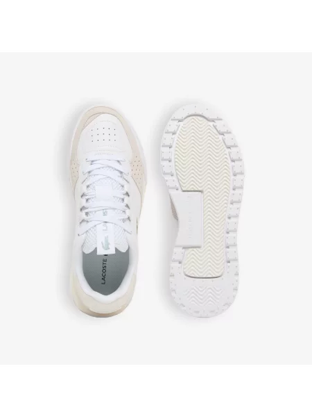 Lacoste Skórzane Sneakersy Slam Break białe