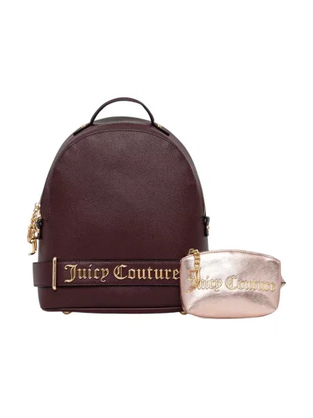 Juicy Couture plecak z imitacji skóry Jasmine fioletowy