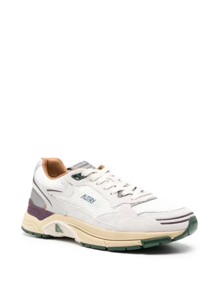 Fűzős csipkés sneaker Autry fehér