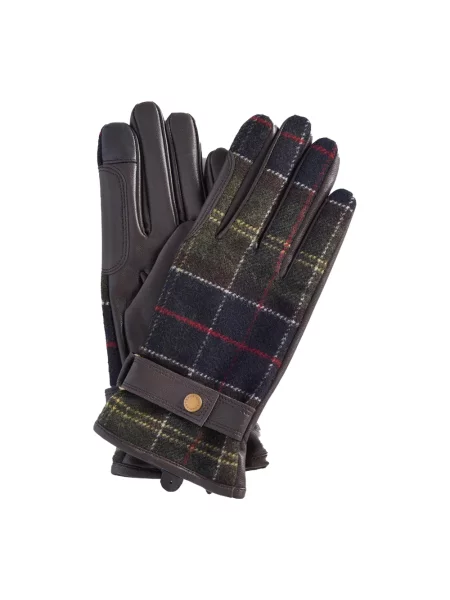 Rękawiczki Barbour zielone