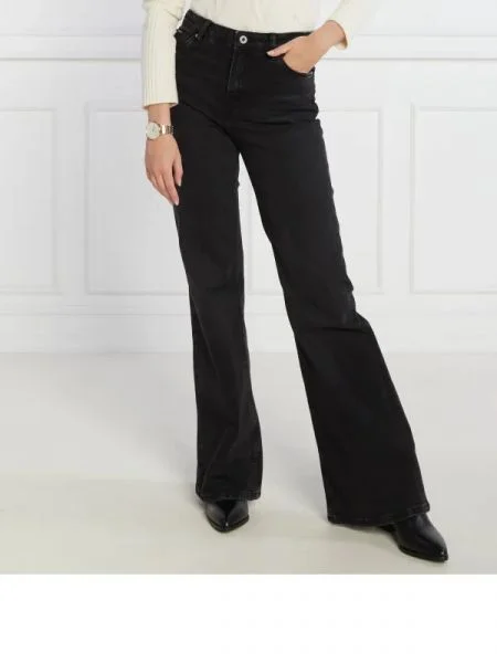 Pepe Jeans London Blugi WILLA | flare fit | high waist gri