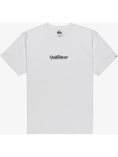 Koszulka Quiksilver Fineline krótki rękaw S biała