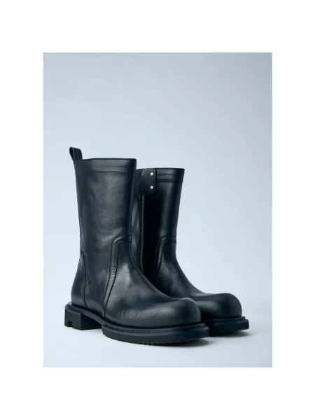 Botki Rick Owens skórzane czarne