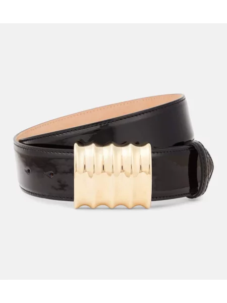 Curea Khaite din piele negru