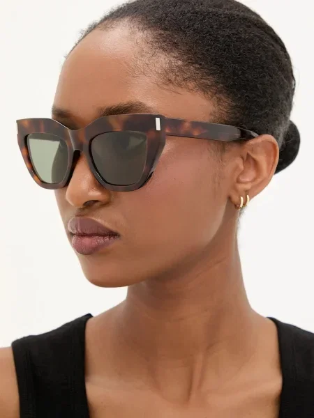 Saint Laurent ochelari de soare maro