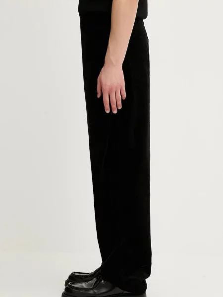 Carhartt WIP pantaloni de Simple Pant drept negru