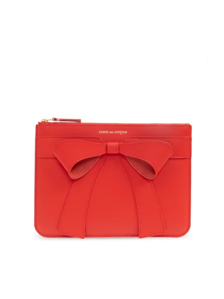 Portfel Comme Des Garcons skórzany czerwony