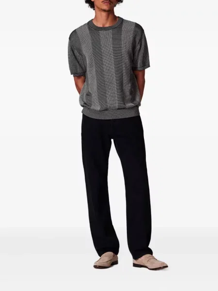 Tricou Paul Smith cu dungi scurt gri