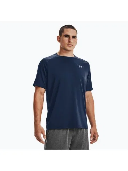 Tricou de antrenament pentru bărbați Under Armour Tech academy/graphite