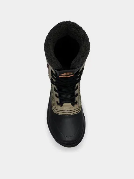 Кожаные ботинки Vans коричневые