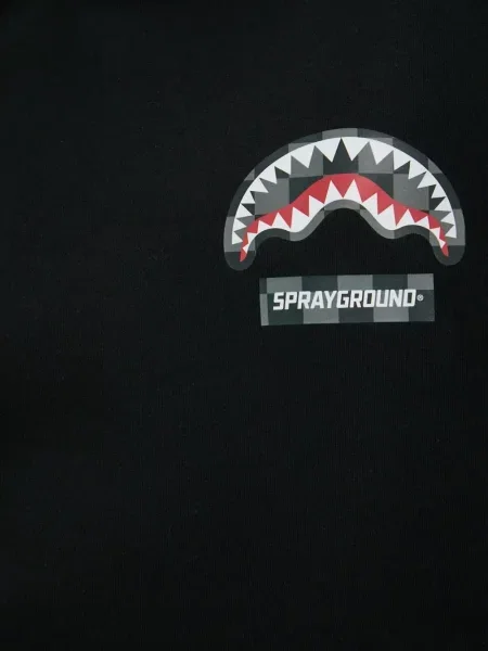 Суичър с качулка Sprayground с автограф черно