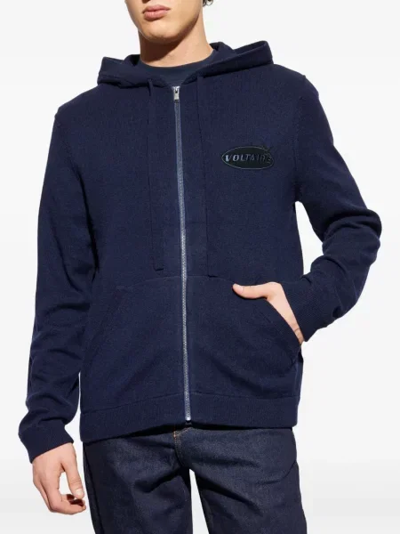 Hanorac cu glugă Zadig&voltaire albastru