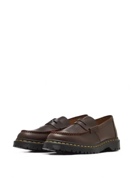 Pantofi loafer Dr. Martens maro