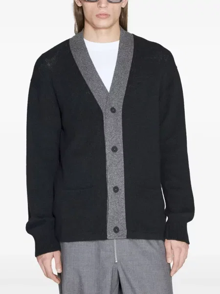Cardigan Prada din cașmir negru