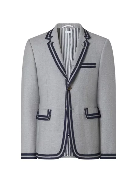 Costum Thom Browne de lână gri